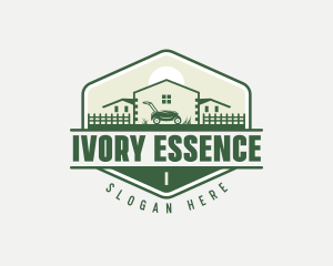 House Gardening Mower logo design