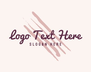 Glam - Watercolor Fashion Brand logo design