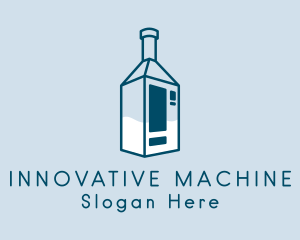 Milk Vending Machine logo design