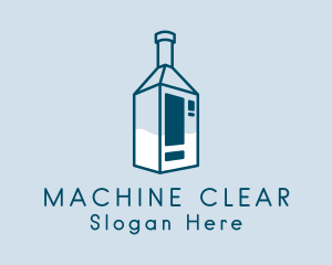 Milk Vending Machine logo design