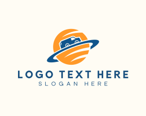 Planet - Van Orbit Logistics logo design