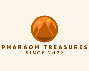 Egyptian - Egyptian Pyramid Desert logo design