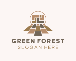 Carpentry Wood Flooring logo design