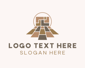 Carpentry Wood Flooring Logo