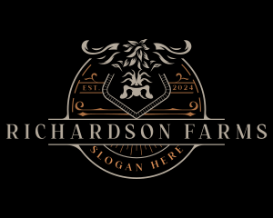 Bull Ranch Farm logo design