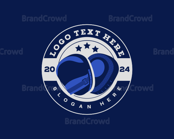 Boxing Pad Gym Logo