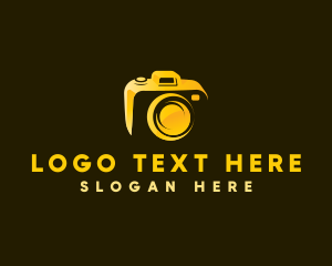 Dslr - Lens Camera Photographer logo design