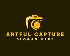 Lens Camera Photographer logo design