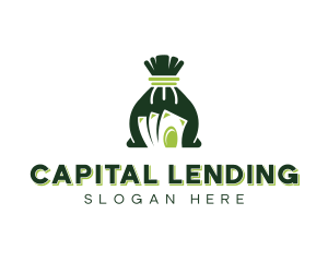 Lending - Lending Money Bag logo design