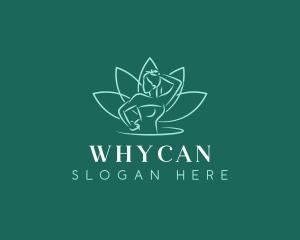 Salon - Female Lotus Massage logo design