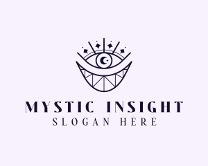 Mystic Eye Tarot logo design