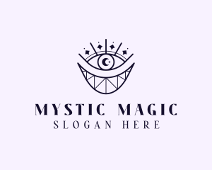 Mystic Eye Tarot logo design