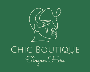 Chic - Chic Female Line Art logo design