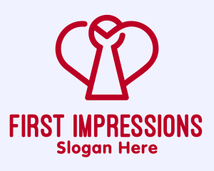 Heart Safety Dating App  logo design