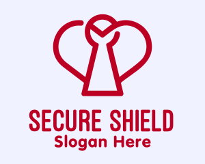 Safety - Heart Safety Dating App logo design