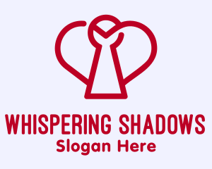 Secret - Heart Safety Dating App logo design