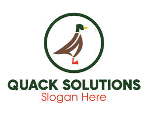 Duck - Duck Poultry Animal logo design