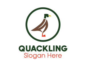 Duckling - Duck Poultry Animal logo design