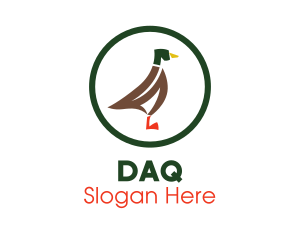 Duck Poultry Animal logo design