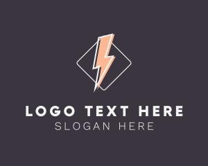 Flash - Energy Lightning Electricity logo design