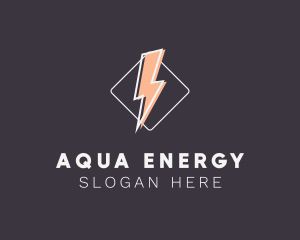 Energy Lightning Electricity logo design