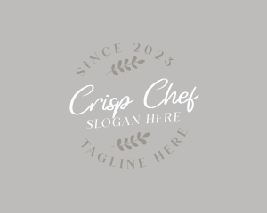 Cursive Wheat Bakery logo design