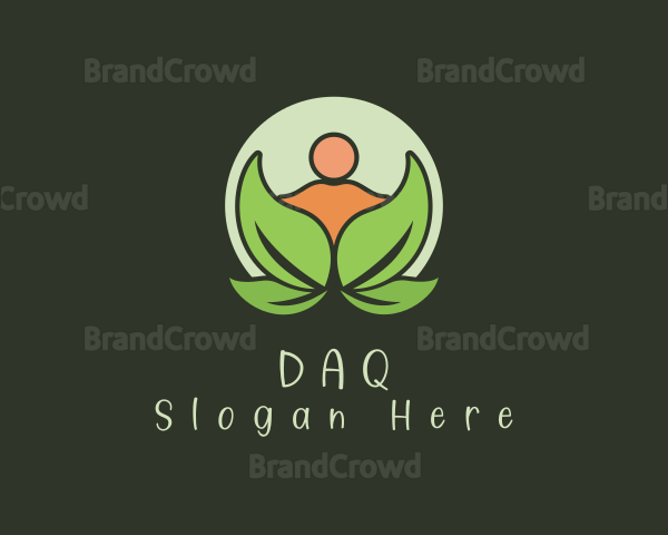 Organic Human Leaf Logo