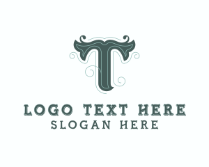 Event Styling - Wedding Planner Styling Letter T logo design