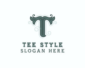 Wedding Planner Styling Letter T logo design