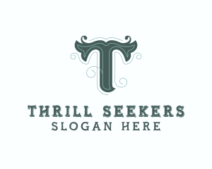 Wedding Planner Styling Letter T logo design