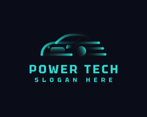 Digital Car Automobile Logo