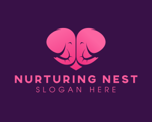 Parenting - Parenting Elephant Heart logo design