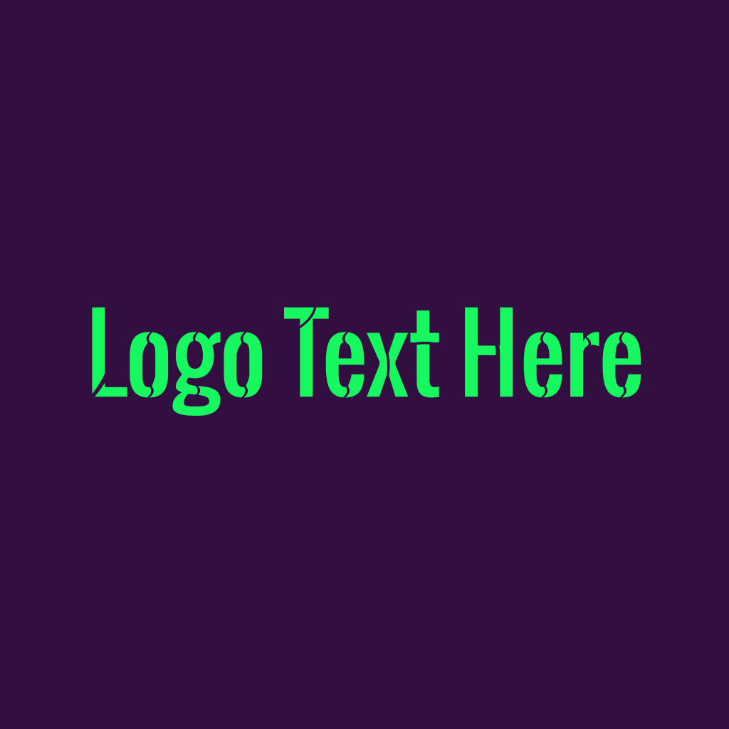 Green Stencil Wordmark Logo | BrandCrowd Logo Maker