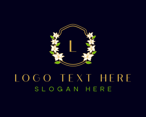 Eco - Floral Crest Boutique logo design