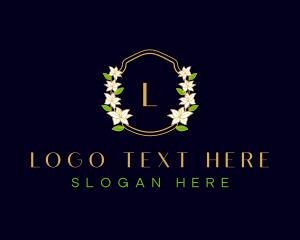 Elegant - Floral Crest Boutique logo design