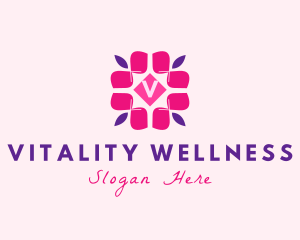 Petals Floral Spa logo design