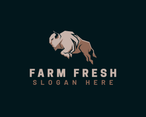 Wild Bison Farm logo design