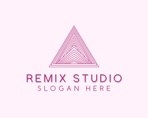 Pyramid Triangle Studio logo design