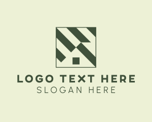 Flooring - Home Floor Pattern logo design