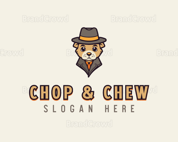Detective Dog Hat Logo
