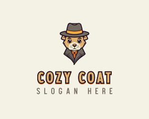Coat - Detective Dog Hat logo design