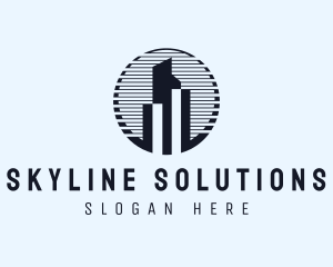 Skyline Cityscape Architecture logo design