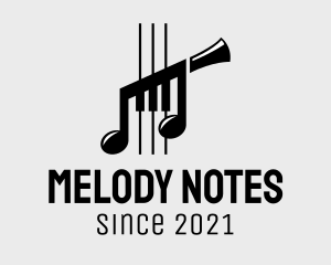 Notes - Musical Instrument Notes logo design