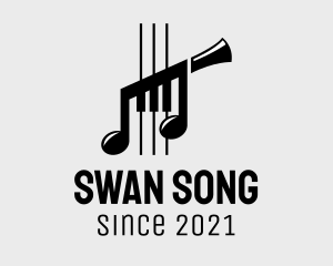 Musical Instrument Notes logo design