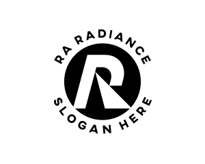 Apparel Geometric Letter R logo design