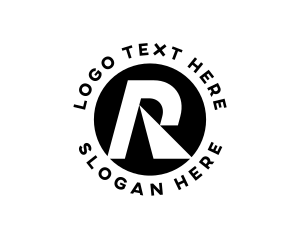 Gamer - Apparel Geometric Letter R logo design