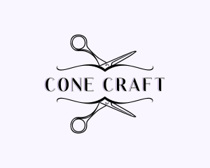 Beauty Salon Scissors logo design