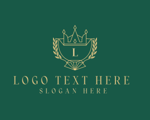 Regal - Wreath Crown Diamond Jeweler logo design