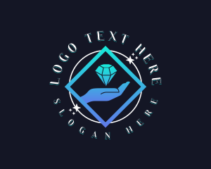 Authentic - Jewelry Diamond Gemstone logo design