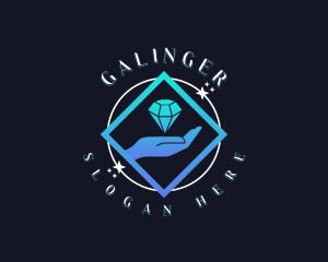 Authentic - Jewelry Diamond Gemstone logo design